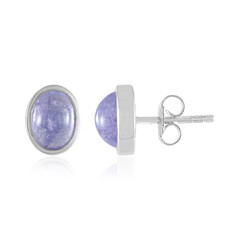 Pendientes en plata con Tanzanita