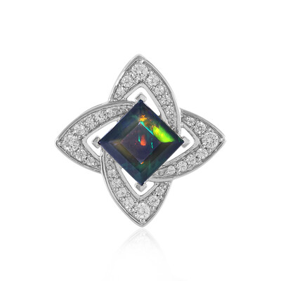 Pendentif en argent et Opale Mezezo (Adela Silber)