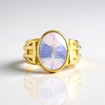 Anello in argento con Quarzo Blue Moon