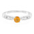 Bague en argent et Citrine