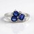 Anello in argento con Cianite del Nepal