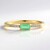 Anello in argento con Smeraldo Russo (Adela Silber)