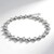 Bracciale in argento con Topazio Bianco