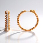 Orecchini in argento con Zircone (Dallas Prince Designs)