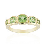 Gouden ring met een Wagogo peridoot