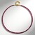 Collana in argento con Rubellite