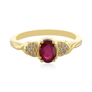 Anillo en plata con Rubí de Madagascar