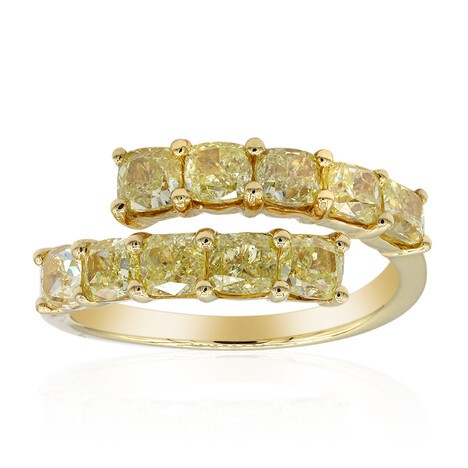 Bague en or et Diamant SI2 jaune (CIRARI)