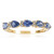 Anillo en oro con Zafiro azul Ceylon