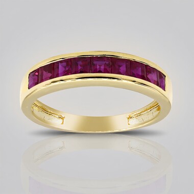 Burmesischer Rubin-Goldring (CIRARI)