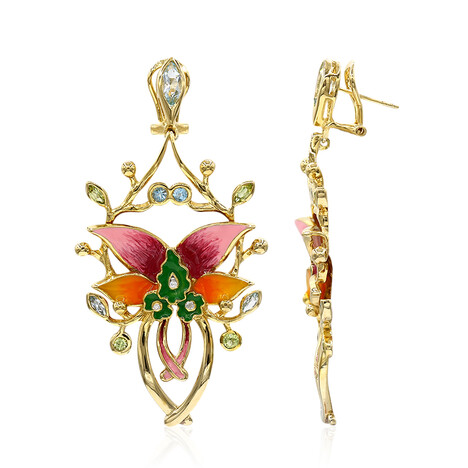 Edelstein-Silberohrringe (TPC)