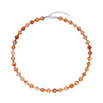 Collana in argento con Corniola