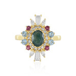 Anillo en plata con Grandidierita (Adela Silber)