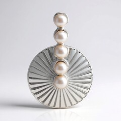 Ciondolo in argento con Perla d'Acqua Dolce Argentata