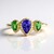 Anello in oro con Tanzanite