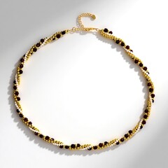 Collana in argento con Granato Mozambico