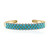 Sleeping Beauty Turquoise Silver Bangle
