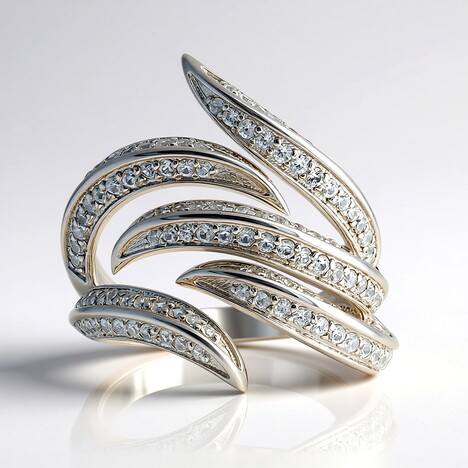 Anello in argento con Zircone