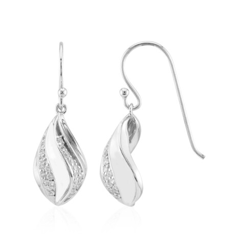 Pendientes en plata con Zircón