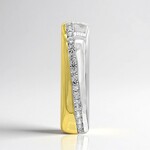 Pendentif en argent et Zircon (MONOSONO COLLECTION)