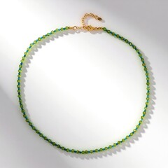 Collana in argento con Peridoto