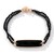 Bracciale in argento con Spinello Nero (KM by Juwelo)