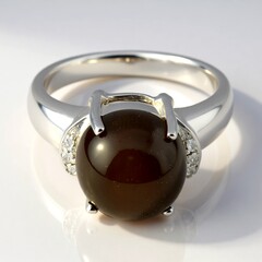 Anello in argento con Scapolite Occhio di Gatto