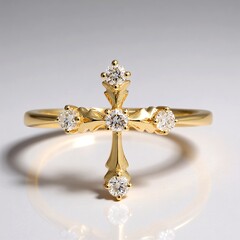 Anello in oro con Diamante I1 (H)