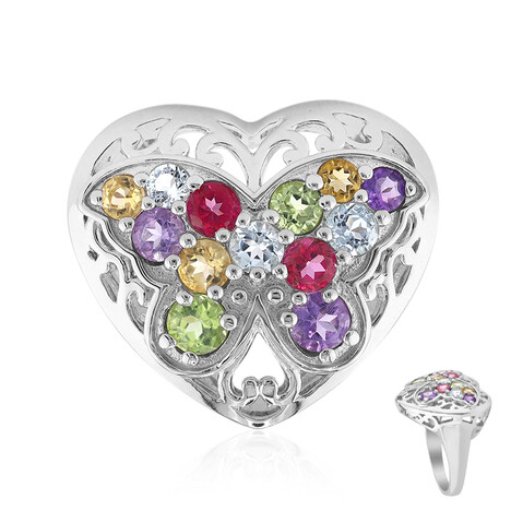 Edelstein-Silberring