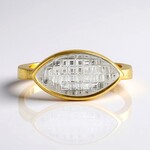 Bague en argent et Quartz blanc (MONOSONO COLLECTION)
