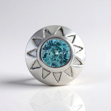 Ciondolo in argento con Zircone Ratanakiri (SAELOCANA)