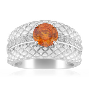 Sphalerite Silver Ring (de Melo Essence)