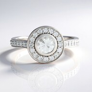 Anillo en plata con Zircón