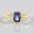 Bague en argent et Tanzanite (Adela Silber)