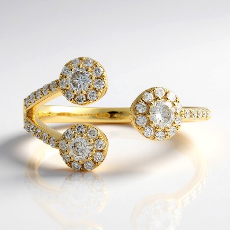 Anello in oro con Diamante SI2 (H) (CIRARI)