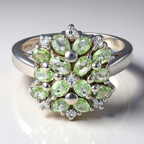 Anello in argento con Tormalina Paraíba