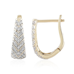 Boucles d'oreilles en or et Zircon (Adela Gold)