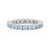 Anillo en plata con Aguamarina de Brasil
