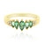 10K AAA Zambian Emerald Gold Ring