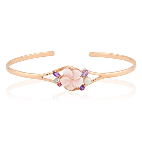 Zilveren armband met een parelmoer