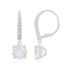 Mondlicht-Quarz-Silberohrringe