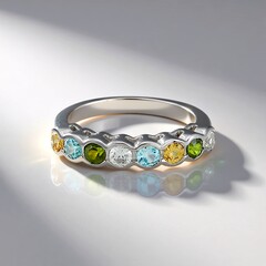 Anello in argento con Zircone