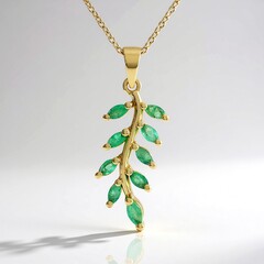 Collana in argento con Smeraldo Socoto