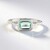 Anello in argento con Smeraldo Color Paraiba