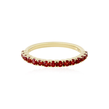 9K Tanzanian Ruby Gold Ring