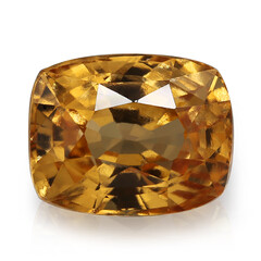 Grossular-Edelstein 9,16 ct in Sammler-Box