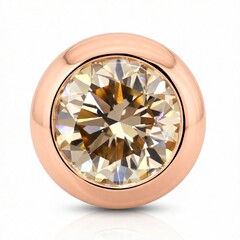 Colgante en oro con Diamante rosa de Francia de Argyle VS1 (Annette)