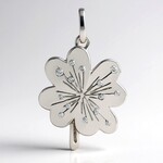 Ciondolo in argento con Diamante I1 (G) (Annette)
