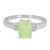 Anello in argento con Prehnite
