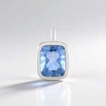 Ciondolo in argento con Fluorite Cangiante